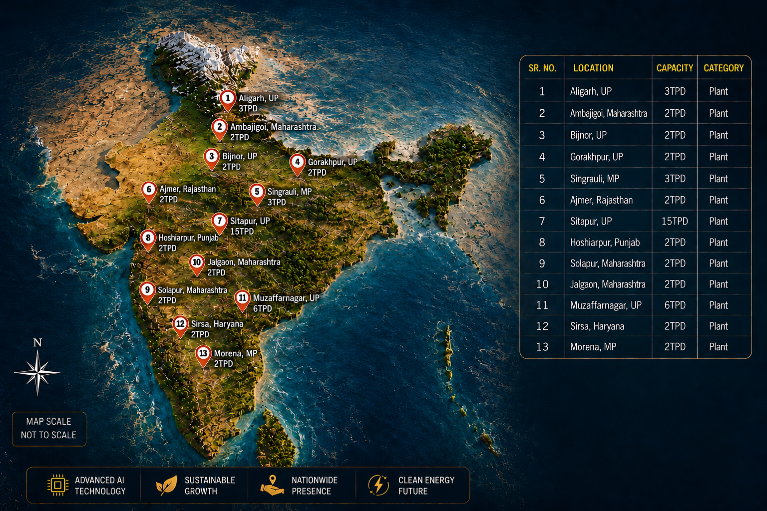 Bharat Energreen presence across India